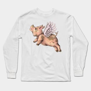 Pigs Fly Long Sleeve T-Shirt